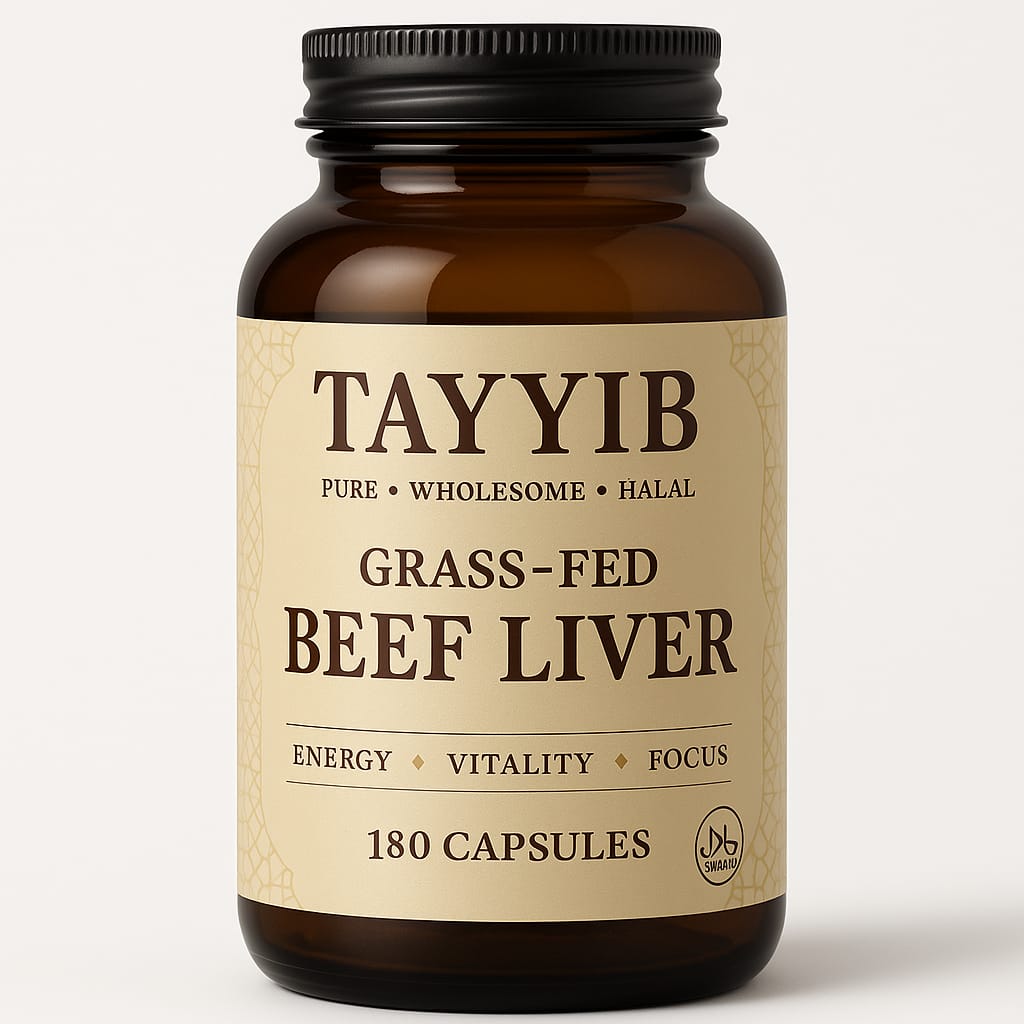 Tayyib Grass-Fed Beef Liver Capsules